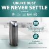 imageGermGuardian Air Purifier for Home with HEPA Pure Filter for Wildfire Smoke Pet Dander Pollen Odors Large Rooms Up To 743 Sq Ft Removes 9997 Pollutants UVC Light 22quot AC4825W WhiteAC4825 black 1 pack