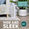 imageGermGuardian Air Purifier for Home with HEPA Pure Filter for Wildfire Smoke Pet Dander Pollen Odors Large Rooms Up To 743 Sq Ft Removes 9997 Pollutants UVC Light 22quot AC4825W WhiteAC4825 white 2 pack