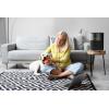 imageGermGuardian Airsafe Air Purifier for Home for Wildfire Smoke Pets Pollen Odor Large Rooms Up To 1040 Sq Ft with HEPA Pure Air Filter UVC Light ampamp Air Quality Sensor 12quot AC3000B BlackAirsafe Intelligent Air Purifier with UVC light  Black