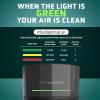 imageGermGuardian Airsafe Air Purifier for Home for Wildfire Smoke Pets Pollen Odor Large Rooms Up To 1040 Sq Ft with HEPA Pure Air Filter UVC Light ampamp Air Quality Sensor 12quot AC3000B BlackAirsafe Intelligent Air Purifier with UVC light  Black