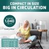 imageGermGuardian Airsafe Air Purifier for Home for Wildfire Smoke Pets Pollen Odor Large Rooms Up To 1040 Sq Ft with HEPA Pure Air Filter UVC Light ampamp Air Quality Sensor 12quot AC3000B BlackAirsafe Intelligent Air Purifier with UVC light  White