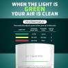 imageGermGuardian Airsafe Air Purifier for Home for Wildfire Smoke Pets Pollen Odor Large Rooms Up To 1040 Sq Ft with HEPA Pure Air Filter UVC Light ampamp Air Quality Sensor 12quot AC3000B BlackAirsafe Intelligent Air Purifier with UVC light  White