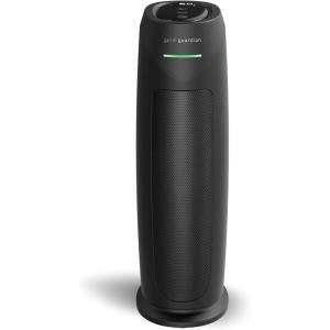 imageGermGuardian Air Purifier for Home with HEPA Pure Filter for Wildfire Smoke Pet Dander Pollen Odors Large Rooms Up To 743 Sq Ft Removes 9997 Pollutants UVC Light 22quot AC4825W WhiteAC4880 black