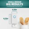 imageGermGuardian Pluggable UVC Sanitizer Deodorizer UVC Light Helps Reduce Germs Freshen Air and Reduce Odors from Pets Smoke Cooking Laundry Zero Ozone Certified 2Pack 7quot Black GG1100B2PKWhite