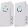 imageGermGuardian Pluggable UVC Sanitizer Deodorizer UVC Light Helps Reduce Germs Freshen Air and Reduce Odors from Pets Smoke Cooking Laundry Zero Ozone Certified 2Pack 7quot Black GG1100B2PKWhite