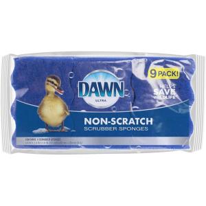 imageDawn NonScratch Kitchen Dish Sponges Blue Pack of 99pack Sponges