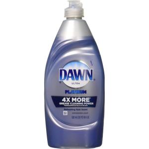 imageDawn Platinum Dish Soap Liquid Dishwashing Liquid Dish Detergent Liquid Refreshing Rain Scent 548 fl oz Pack of 236 Fl Oz Pack of 1