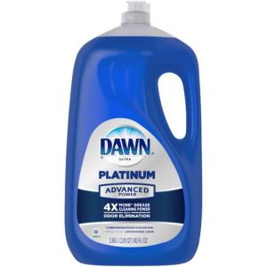 imageDawn Platinum Dish Soap Liquid Dishwashing Liquid Dish Detergent Liquid Refreshing Rain Scent 548 fl oz Pack of 290 Fl Oz Pack of 1