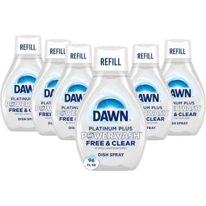 imageDawn Free ampamp Clear Powerwash Dish Spray Dish Soap Pear Scent Refill 16 Fl oz 6 Pack16 Fl Oz Pack of 6