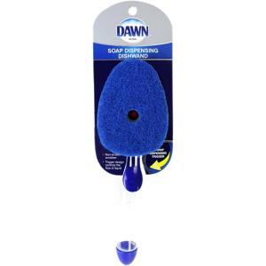 imageDawn No Drip Fillable Dishwand NonScratch ClearDishwand