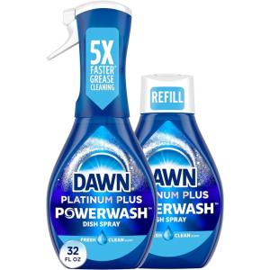 imageDawn Powerwash Spray Dish Soap Dishwashing Liquid Cleaning Supplies Fresh 1 Starter Kit  1 Refill 32 Fl Oz32 Fl Oz Pack of 1