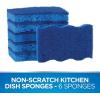 imageDawn NonScratch Kitchen Dish Sponges Blue Pack of 6