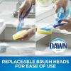imageDawn Ultra Glass And Dish White Puff SpongeDispensing Sponge  Brush