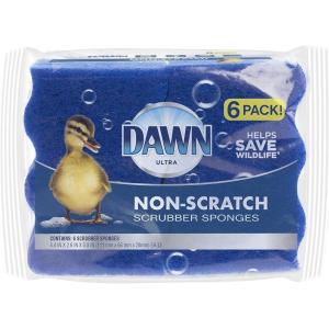 imageDawn NonScratch Kitchen Dish Sponges Blue Pack of 6