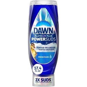 imageDawn Platinum Plus PowerSuds Liquid Dish Soap 174 oz EZSqueeze Bottle
