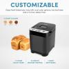 imageAROMA 15lbs Digital Bread Maker with Crust Customization ClearView Lid and Nonstick Baking Pan Black ABM250