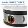 imageAROMA 5Qt 2Tier Food Steamer BPAFree Dishwasher Safe AFS188 Black