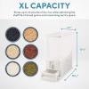 imageAROMA XL 33Pound Rice Dispenser and Countertop Beans or Grain Storage Bin with Automatic Measuring Funnel ARD133