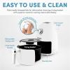 imageAroma Housewares 2Qt Air Fryer BuiltIn Timer Includes Nonstick Cooking Pan White AAF200