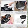 imageAroma Housewares AAF500 Air FryerMulticookerTwo Dial with Dual Top and Bottom Heating OnePot Meals Bake Roast Toast Nonstick Cooking Pan Cool Touch Handles 47 quart White