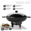imageAroma Housewares AEW305 Electric Wok Easy Clean Nonstick Dishwasher Safe 7Qt BlackBasic Model