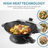 imageAroma Housewares AEW307 Electric Wok 5 Qt Black