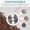 imageAroma Housewares Mini Coffee Grinder and Electric Herb Grinder with 304 Stainless Steel Grinding Blades and a Seethrough Lid 40 g White 40g