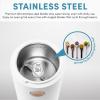 imageAroma Housewares Mini Coffee Grinder and Electric Herb Grinder with 304 Stainless Steel Grinding Blades and a Seethrough Lid 40 g White 40g