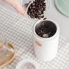 imageAroma Housewares Mini Coffee Grinder and Electric Herb Grinder with 304 Stainless Steel Grinding Blades and a Seethrough Lid 40 g White 40g
