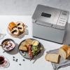 imageAroma Housewares Professional 2 lb Digital Bread Maker 17 Preset Functions and 3 Crust Colors Automatic Fruit ampamp Nut Dispenser Stainless Steel ABM270 silver