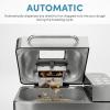 imageAroma Housewares Professional 2 lb Digital Bread Maker 17 Preset Functions and 3 Crust Colors Automatic Fruit ampamp Nut Dispenser Stainless Steel ABM270 silver