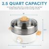 imageAroma Stainless Steel Hot Pot Silver ASP600 5 quart2in1