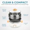 imageAroma Stainless Steel Hot Pot Silver ASP600 5 quart2in1