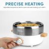imageAroma Stainless Steel Hot Pot Silver ASP600 5 quart2in1