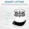 imageAroma Stainless Steel Hot Pot Silver ASP600 5 quartAuto Lift
