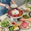 imageAroma Stainless Steel Hot Pot Silver ASP600 5 quartSichuan Style