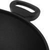 imageMade in Germany Hand Cast Aluminum Wok with Glass Lid Nonstick Cookware Pan with Diamond Reinforced Coating 5Quart Black