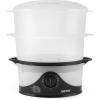 imageAroma Housewares 6Qt 2Tier Food Steamer Dishwasher Safe AFS140B Black 6 Liter