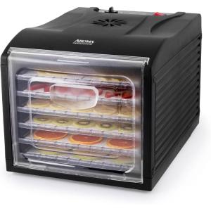 imageAroma Housewares  AFD815B Aroma Housewares Professional 6 Tray Food Dehydrator BlackBlack