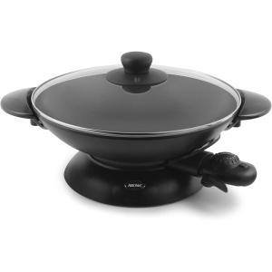 imageAroma Housewares AEW305 Electric Wok Easy Clean Nonstick Dishwasher Safe 7Qt BlackProfessional Model