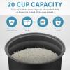 imageAROMA Digital Rice Cooker 4Cup Uncooked  8Cup Cooked Steamer Grain Cooker Multicooker 2 Qt Stainless Steel Exterior ARC914SBD10 Cup Uncooked