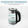 imageAROMA Professional 17L  7Cup Digital Glass Water Kettle AWK170D