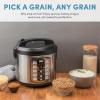 imageAroma Housewares 20 Cup Cooked 10 cup uncooked Digital Rice Cooker Slow Cooker Food Steamer SS Exterior ARC150SBBlackProfessional