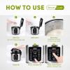 imageAroma Housewares 20 Cup Cooked 10 cup uncooked Digital Rice Cooker Slow Cooker Food Steamer SS Exterior ARC150SBBlackSmart Carb