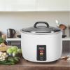 imageAroma Housewares 60Cup Cooked 30Cup UNCOOKED Commercial Rice Cooker ARC1033EWhite30Cup