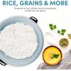 imageAroma Housewares 60Cup Cooked 30Cup UNCOOKED Commercial Rice Cooker ARC1033EWhiteCommercial 20 cup uncooked rice