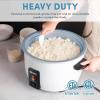 imageAroma Housewares 60Cup Cooked 30Cup UNCOOKED Commercial Rice Cooker ARC1033EWhiteCommercial 20 cup uncooked rice