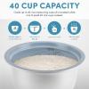 imageAroma Housewares 60Cup Cooked 30Cup UNCOOKED Commercial Rice Cooker ARC1033EWhiteCommercial 20 cup uncooked rice