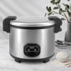 imageAroma Housewares 60Cup Cooked 30Cup UNCOOKED Commercial Rice Cooker Stainless Steel Exterior ARC1130S Silver30Cup UNCOOKED