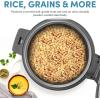 imageAroma Housewares 60Cup Cooked 30Cup UNCOOKED Commercial Rice Cooker Stainless Steel Exterior ARC1130S Silver30Cup UNCOOKED